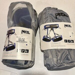 New Petzl corqx lt Women's Climbing Harness - Purple/Blue